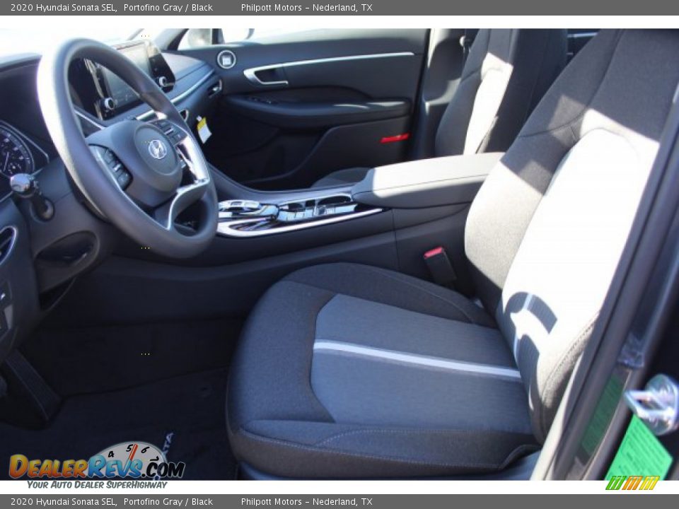 2020 Hyundai Sonata SEL Portofino Gray / Black Photo #10