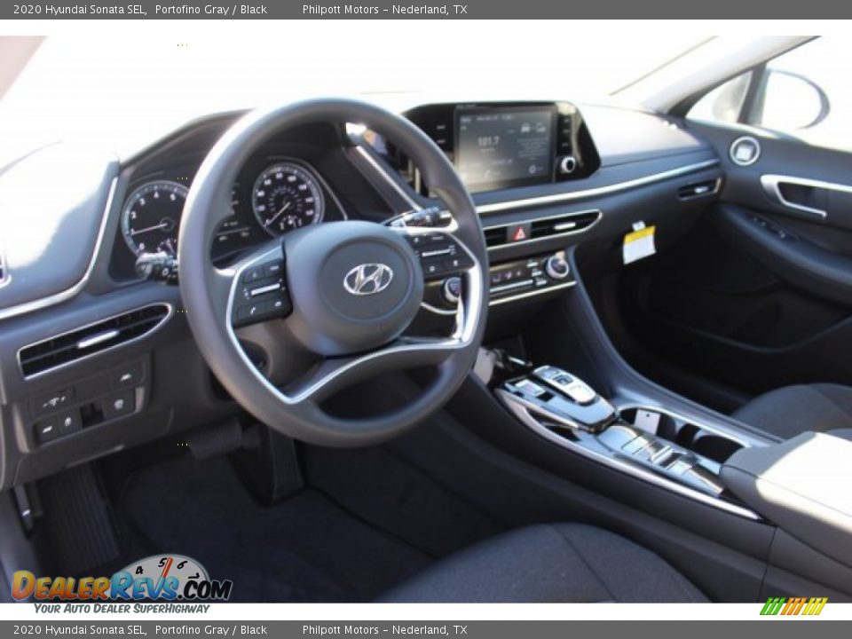 2020 Hyundai Sonata SEL Portofino Gray / Black Photo #12