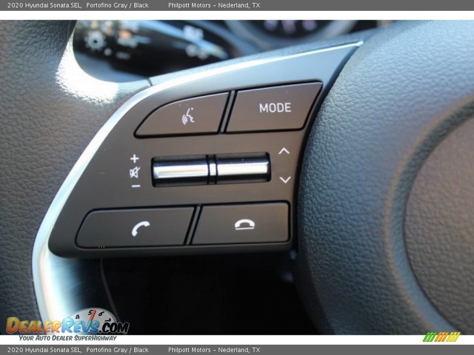 2020 Hyundai Sonata SEL Portofino Gray / Black Photo #14