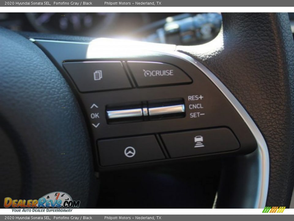 2020 Hyundai Sonata SEL Portofino Gray / Black Photo #15