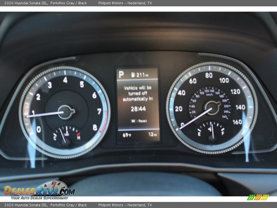 2020 Hyundai Sonata SEL Portofino Gray / Black Photo #16