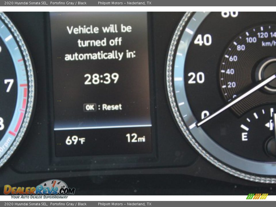 2020 Hyundai Sonata SEL Portofino Gray / Black Photo #17