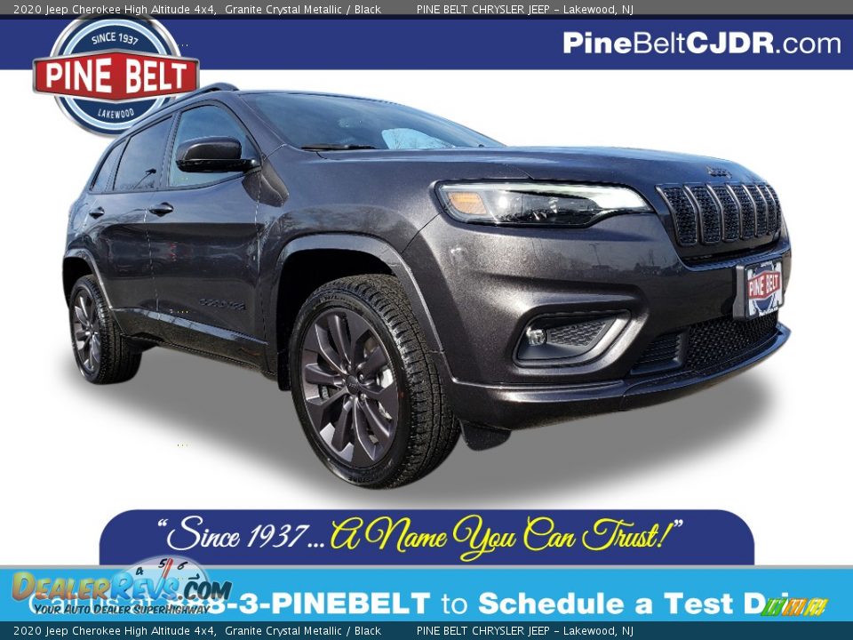 2020 Jeep Cherokee High Altitude 4x4 Granite Crystal Metallic / Black Photo #1