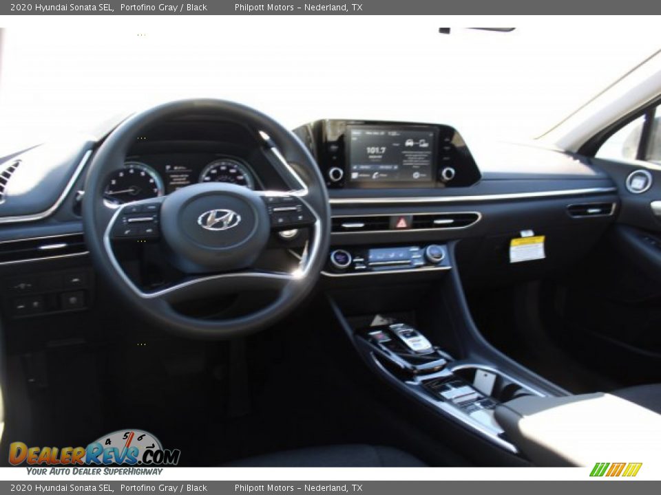 2020 Hyundai Sonata SEL Portofino Gray / Black Photo #24