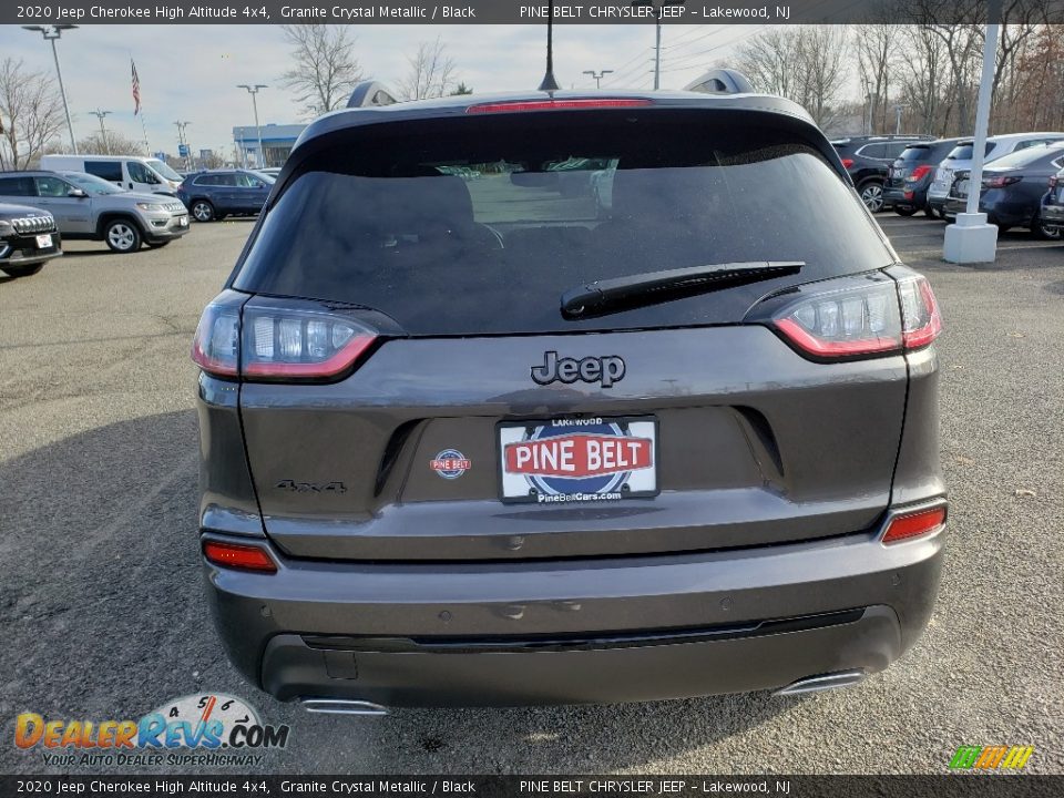 2020 Jeep Cherokee High Altitude 4x4 Granite Crystal Metallic / Black Photo #5