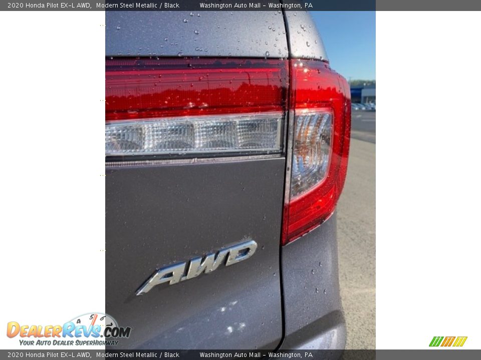 2020 Honda Pilot EX-L AWD Modern Steel Metallic / Black Photo #25