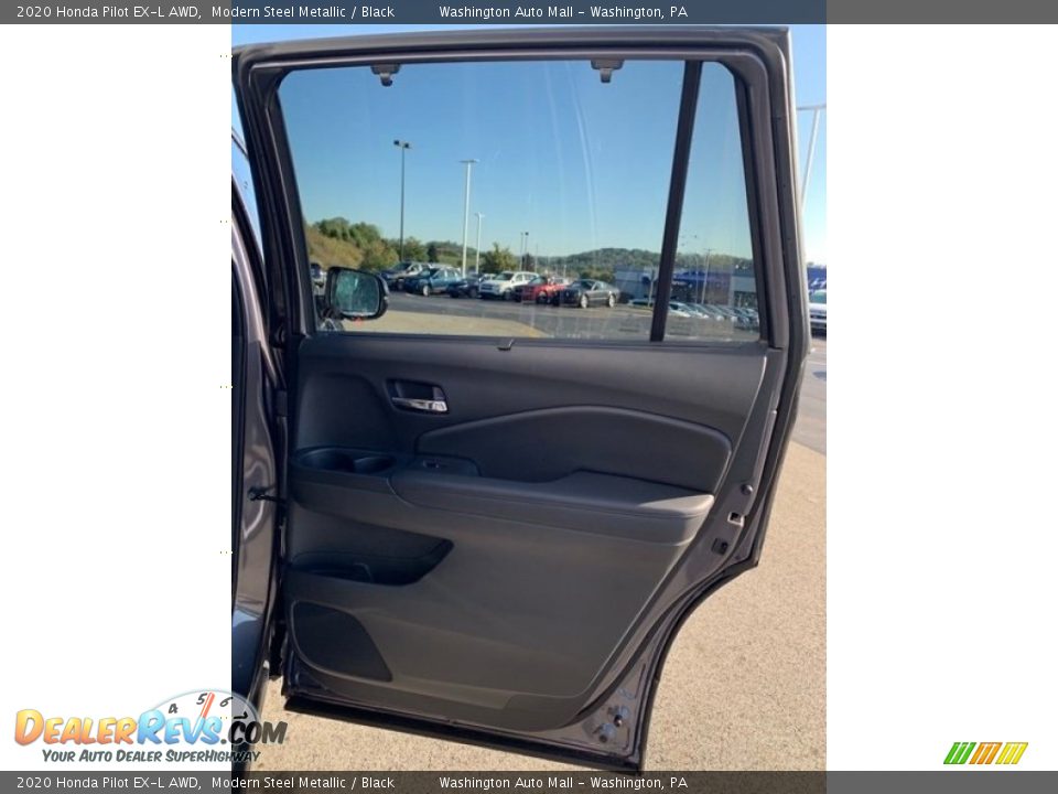 2020 Honda Pilot EX-L AWD Modern Steel Metallic / Black Photo #26