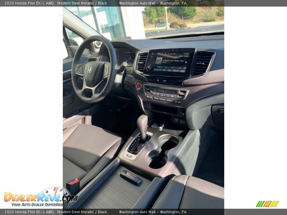 2020 Honda Pilot EX-L AWD Modern Steel Metallic / Black Photo #33