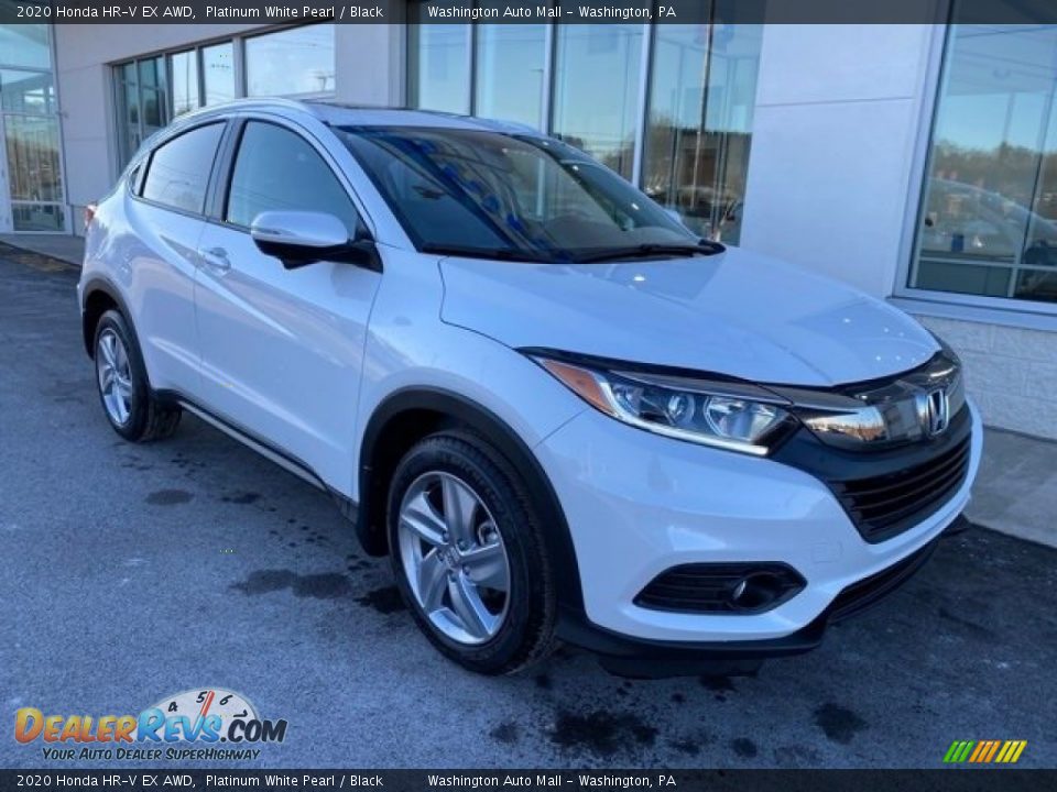 2020 Honda HR-V EX AWD Platinum White Pearl / Black Photo #2