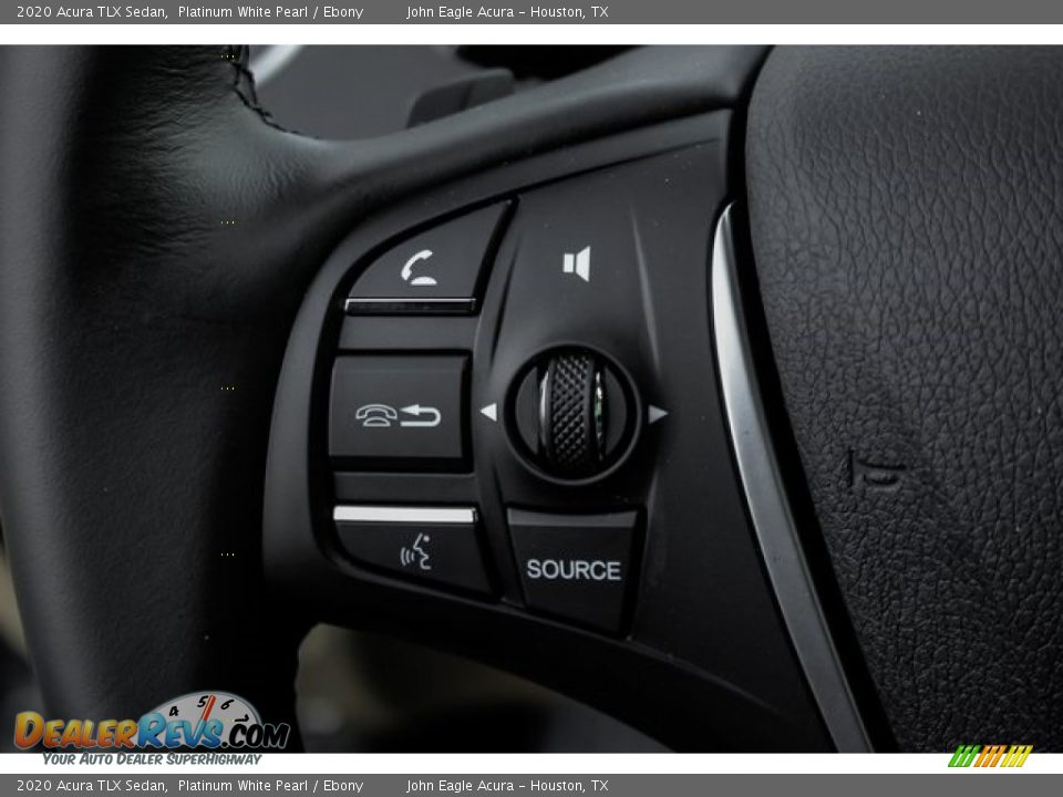 2020 Acura TLX Sedan Platinum White Pearl / Ebony Photo #16