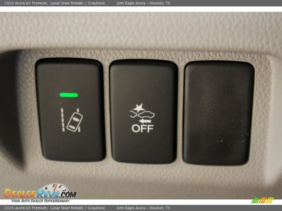 2020 Acura ILX Premium Lunar Silver Metallic / Graystone Photo #36