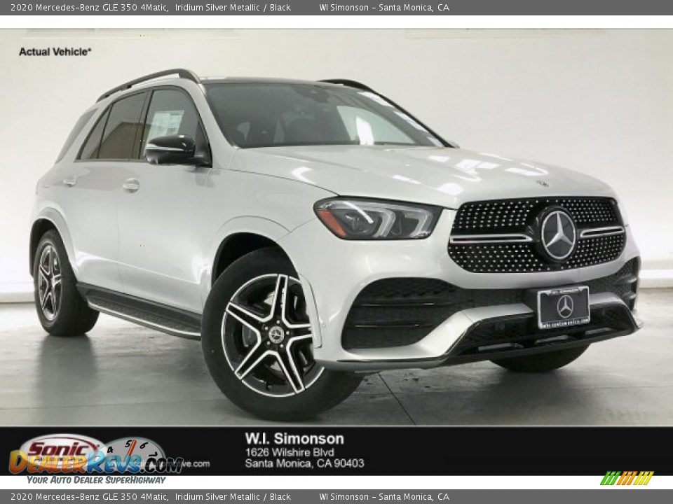 2020 Mercedes-Benz GLE 350 4Matic Iridium Silver Metallic / Black Photo #1