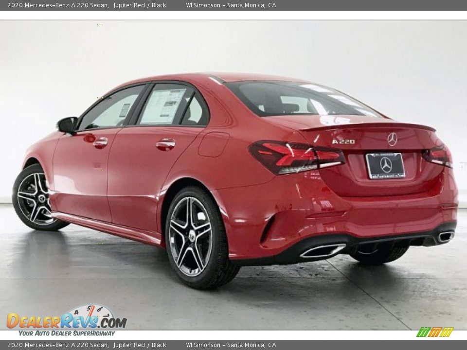 2020 Mercedes-Benz A 220 Sedan Jupiter Red / Black Photo #2