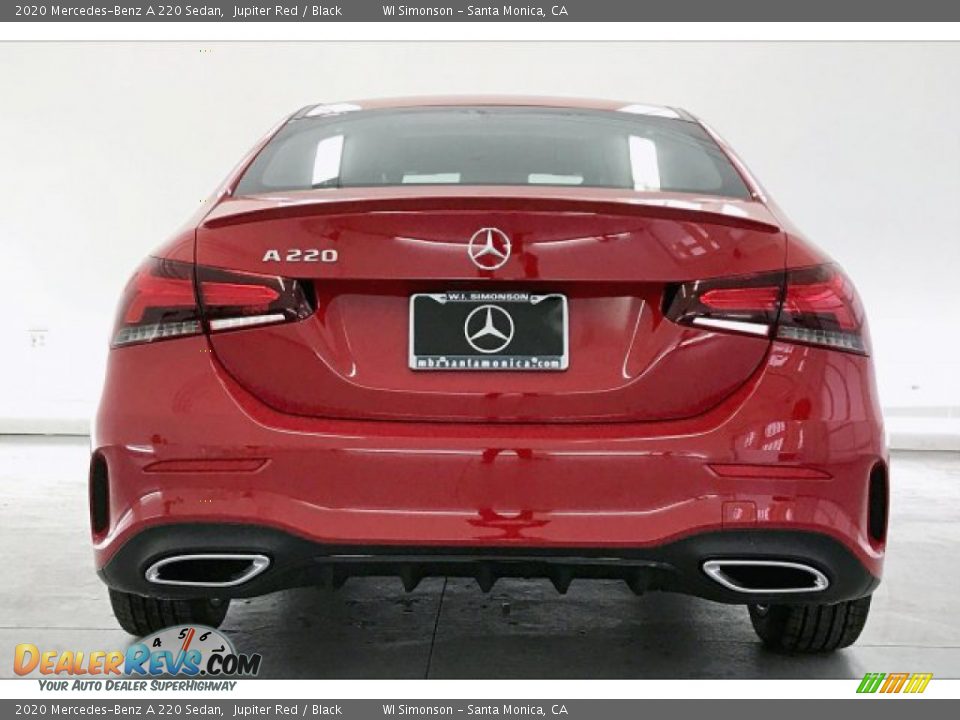 2020 Mercedes-Benz A 220 Sedan Jupiter Red / Black Photo #3