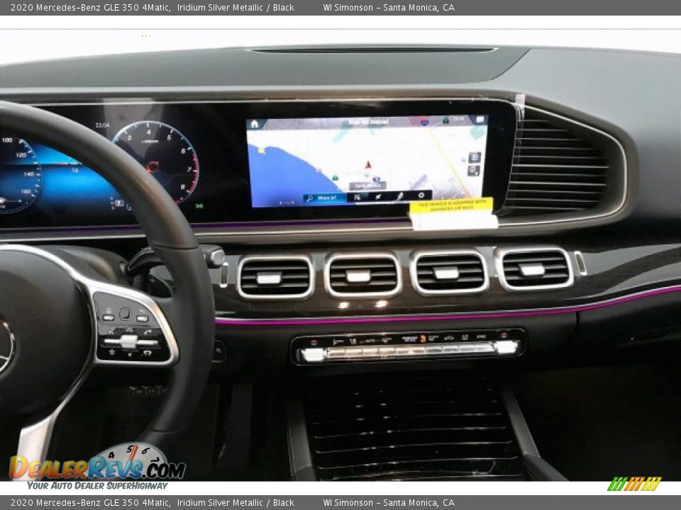 2020 Mercedes-Benz GLE 350 4Matic Iridium Silver Metallic / Black Photo #6