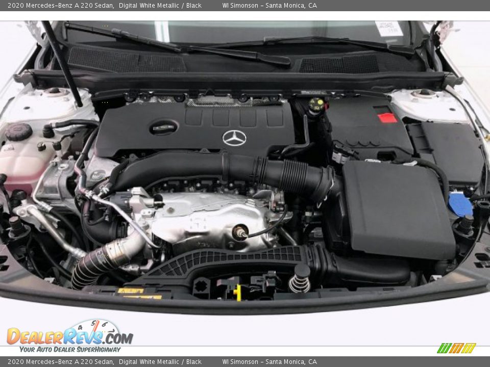 2020 Mercedes-Benz A 220 Sedan Digital White Metallic / Black Photo #8