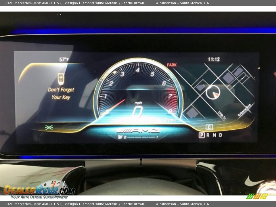 2020 Mercedes-Benz AMG GT 53 designo Diamond White Metallic / Saddle Brown Photo #20