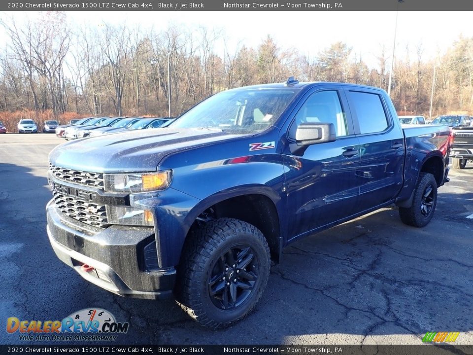 Black 2020 Chevrolet Silverado 1500 LTZ Crew Cab 4x4 Photo #1