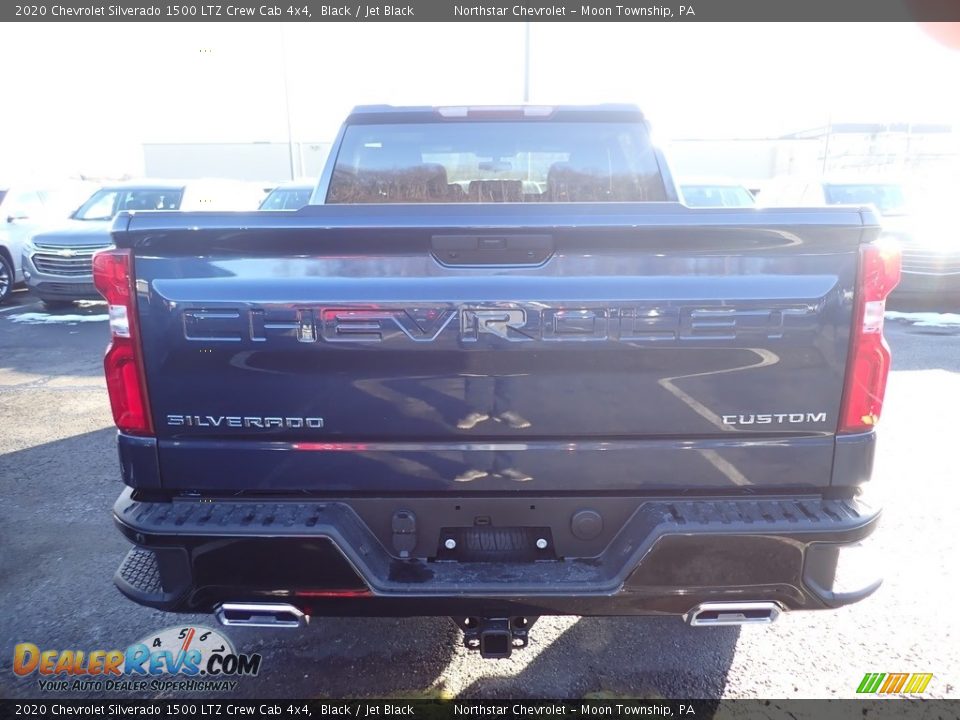 2020 Chevrolet Silverado 1500 LTZ Crew Cab 4x4 Black / Jet Black Photo #3