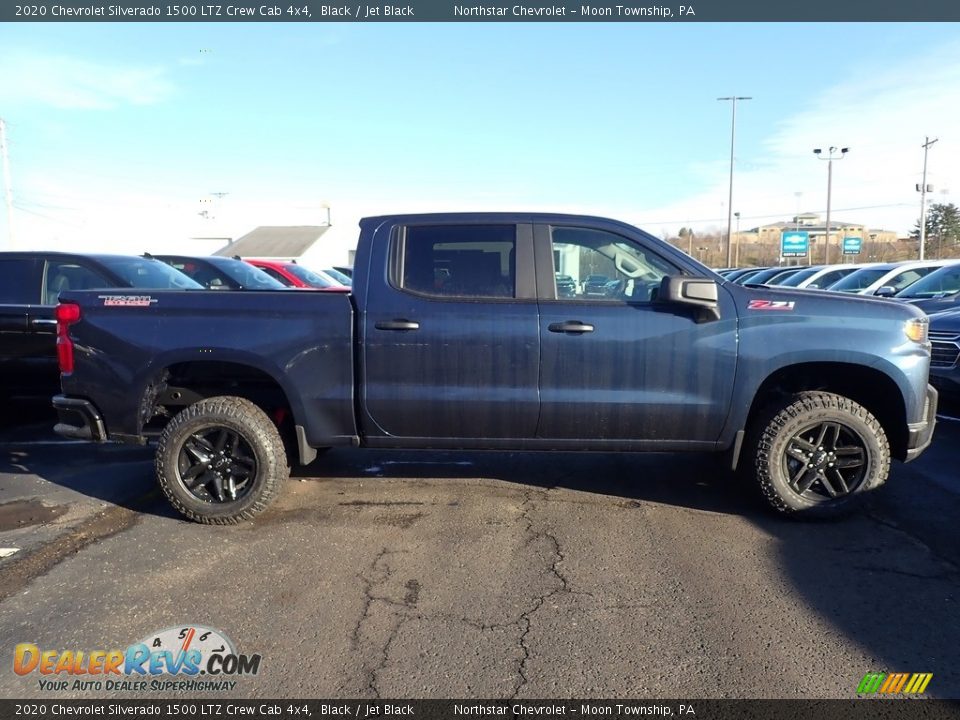 2020 Chevrolet Silverado 1500 LTZ Crew Cab 4x4 Black / Jet Black Photo #5
