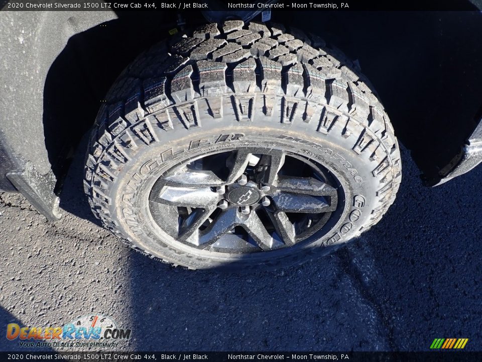 2020 Chevrolet Silverado 1500 LTZ Crew Cab 4x4 Black / Jet Black Photo #7