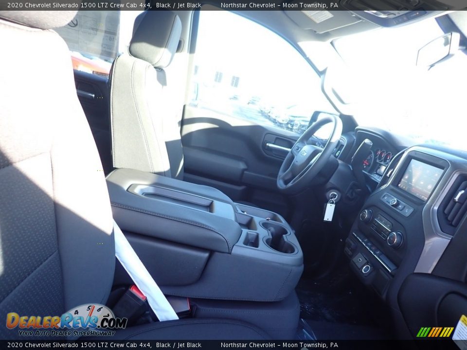 2020 Chevrolet Silverado 1500 LTZ Crew Cab 4x4 Black / Jet Black Photo #8