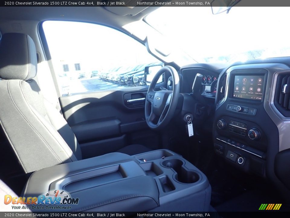 2020 Chevrolet Silverado 1500 LTZ Crew Cab 4x4 Black / Jet Black Photo #9