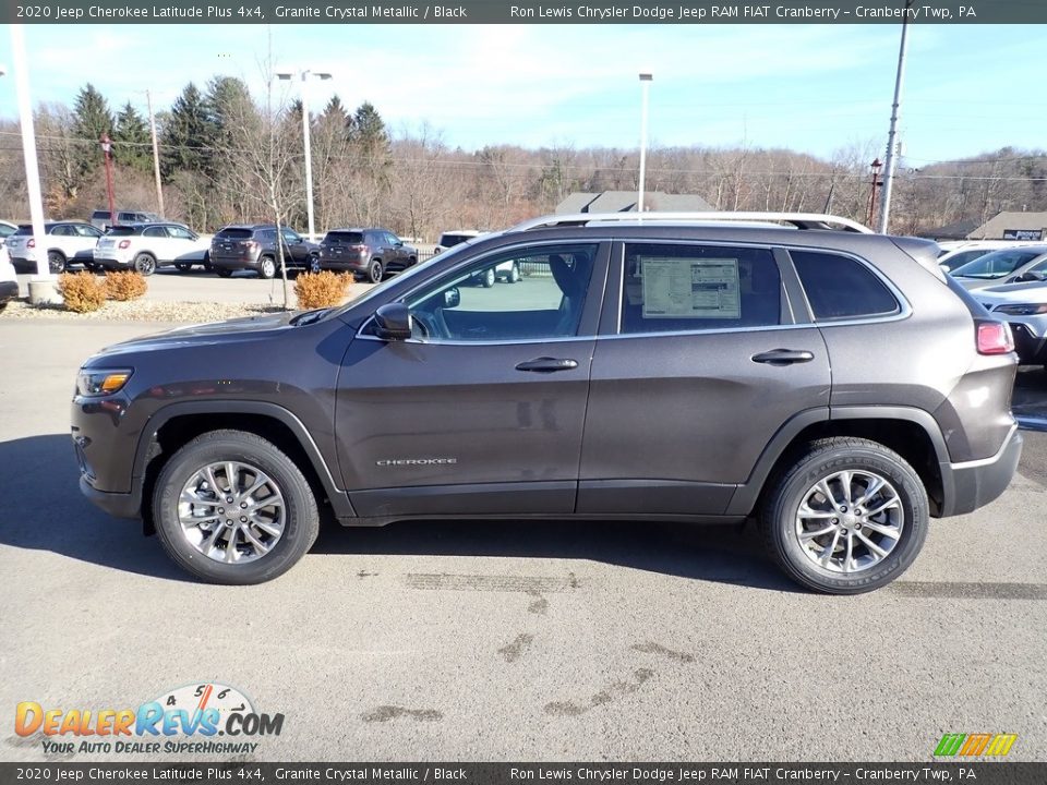 2020 Jeep Cherokee Latitude Plus 4x4 Granite Crystal Metallic / Black Photo #2