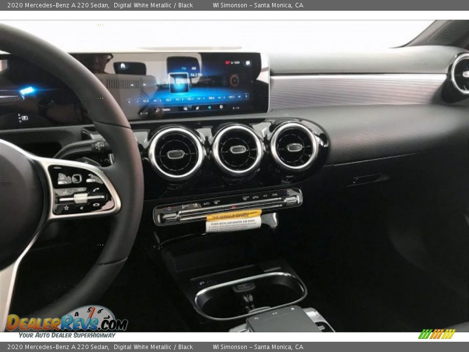 2020 Mercedes-Benz A 220 Sedan Digital White Metallic / Black Photo #6