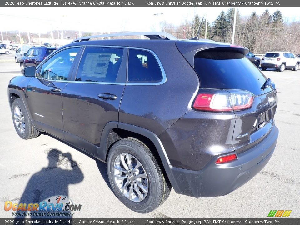 2020 Jeep Cherokee Latitude Plus 4x4 Granite Crystal Metallic / Black Photo #3