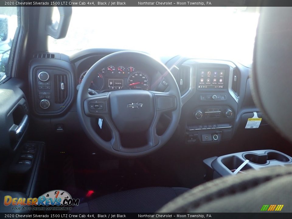 2020 Chevrolet Silverado 1500 LTZ Crew Cab 4x4 Black / Jet Black Photo #11