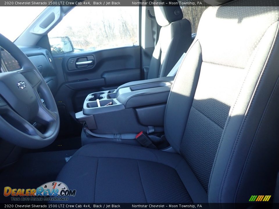 2020 Chevrolet Silverado 1500 LTZ Crew Cab 4x4 Black / Jet Black Photo #12