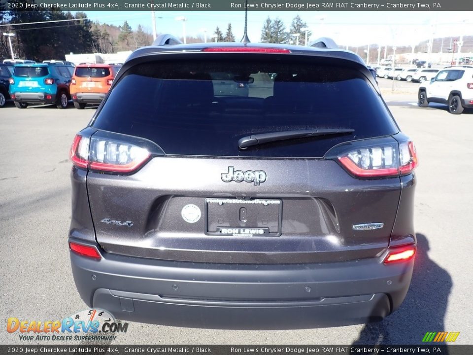 2020 Jeep Cherokee Latitude Plus 4x4 Granite Crystal Metallic / Black Photo #4