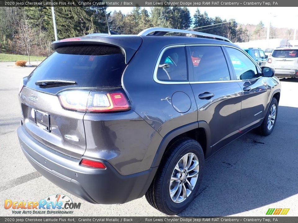 2020 Jeep Cherokee Latitude Plus 4x4 Granite Crystal Metallic / Black Photo #5