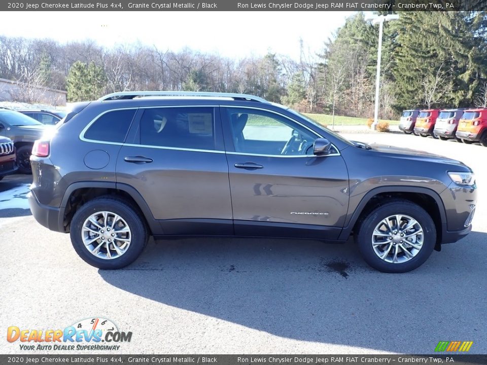 2020 Jeep Cherokee Latitude Plus 4x4 Granite Crystal Metallic / Black Photo #6
