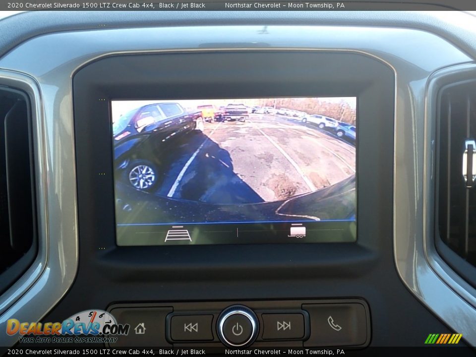 2020 Chevrolet Silverado 1500 LTZ Crew Cab 4x4 Black / Jet Black Photo #16