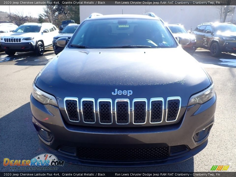 2020 Jeep Cherokee Latitude Plus 4x4 Granite Crystal Metallic / Black Photo #8