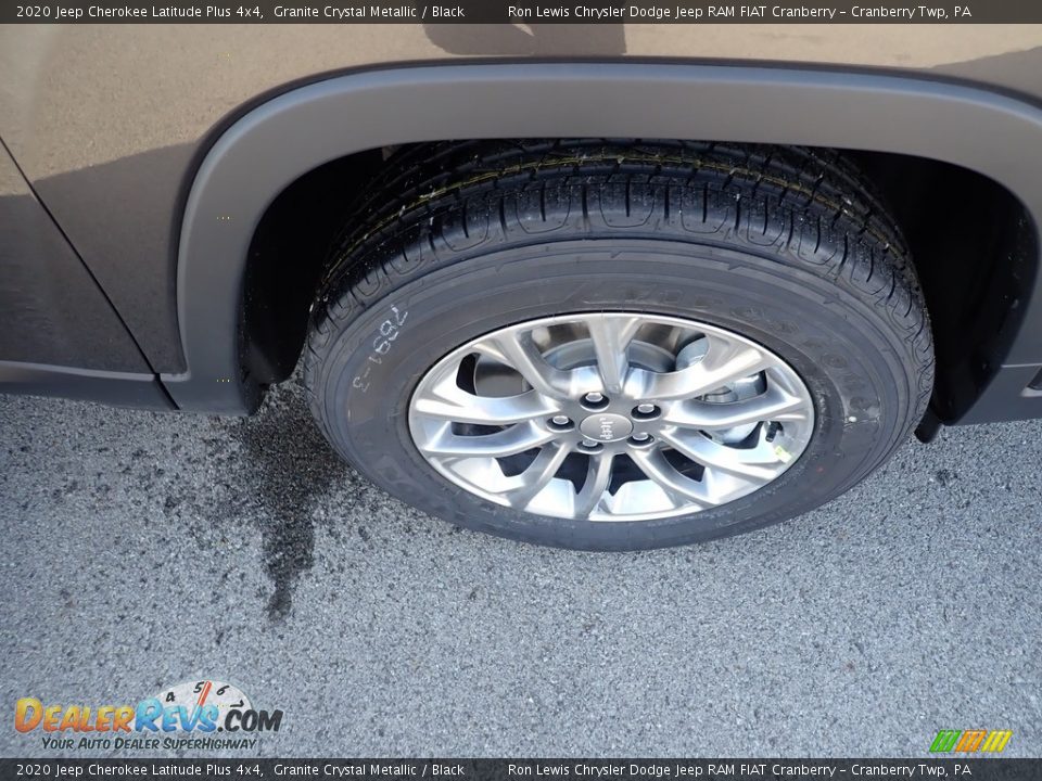 2020 Jeep Cherokee Latitude Plus 4x4 Granite Crystal Metallic / Black Photo #9