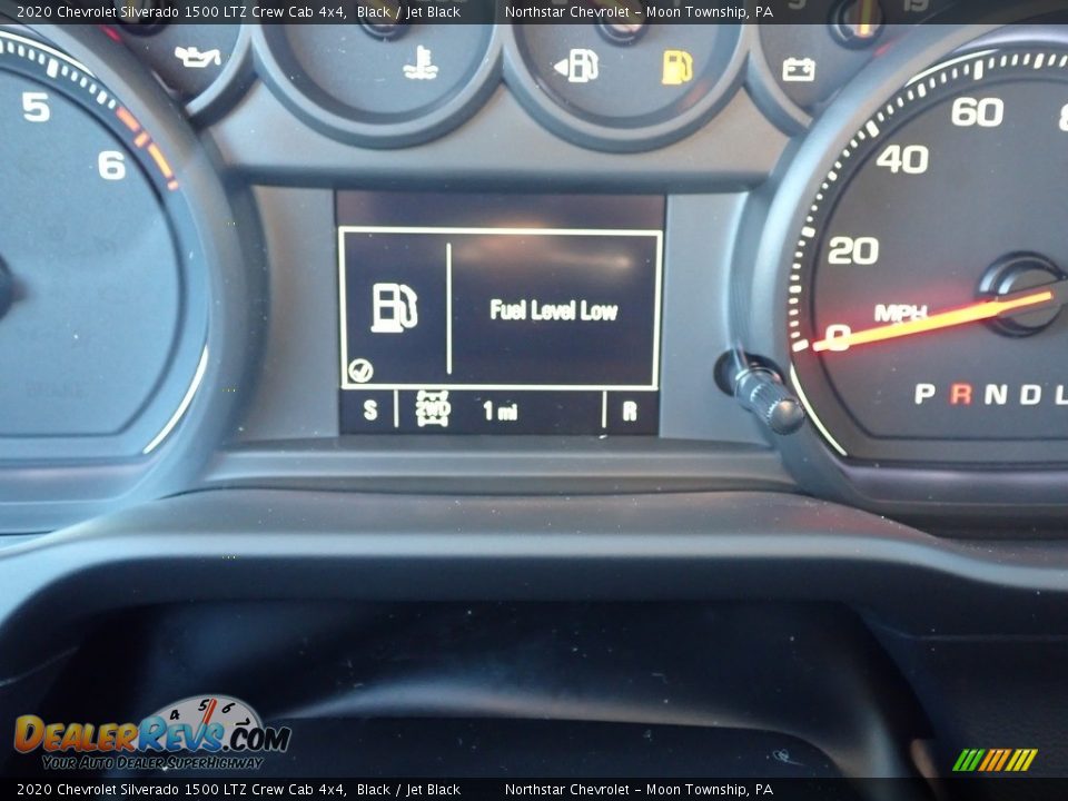 2020 Chevrolet Silverado 1500 LTZ Crew Cab 4x4 Black / Jet Black Photo #19