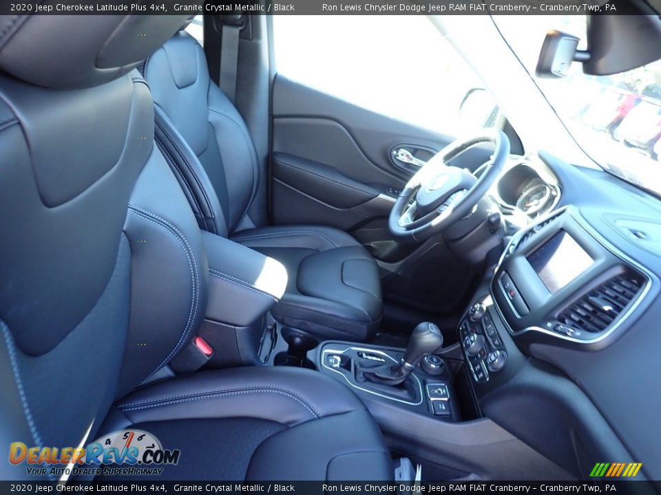 2020 Jeep Cherokee Latitude Plus 4x4 Granite Crystal Metallic / Black Photo #10
