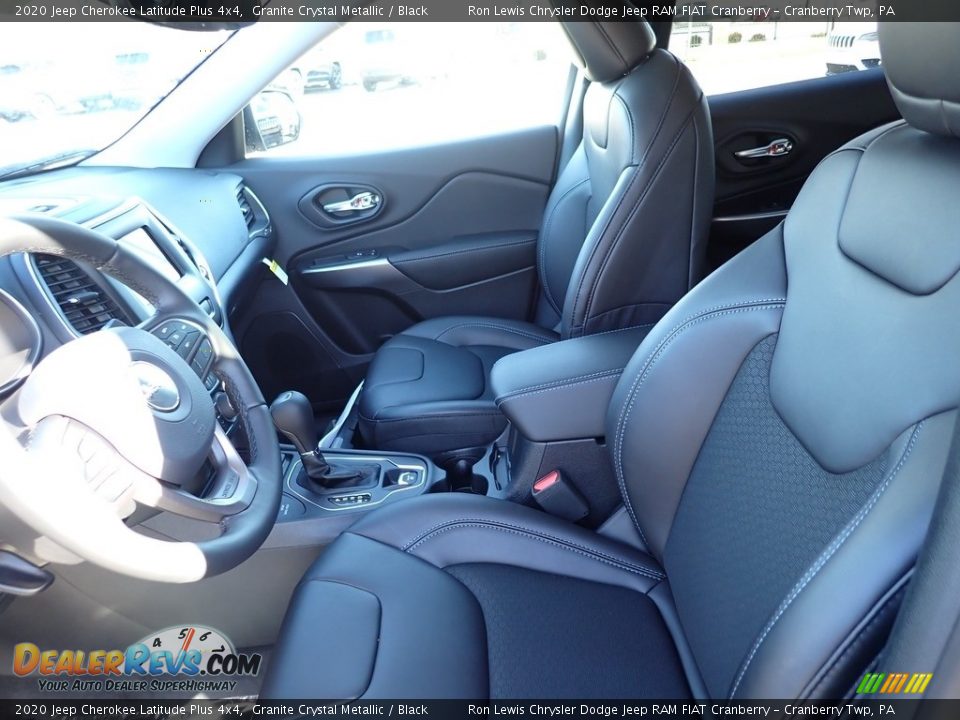 2020 Jeep Cherokee Latitude Plus 4x4 Granite Crystal Metallic / Black Photo #13