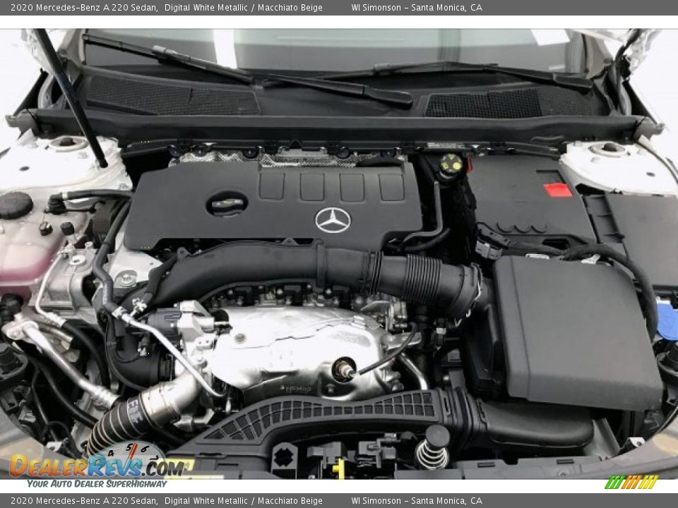 2020 Mercedes-Benz A 220 Sedan Digital White Metallic / Macchiato Beige Photo #8