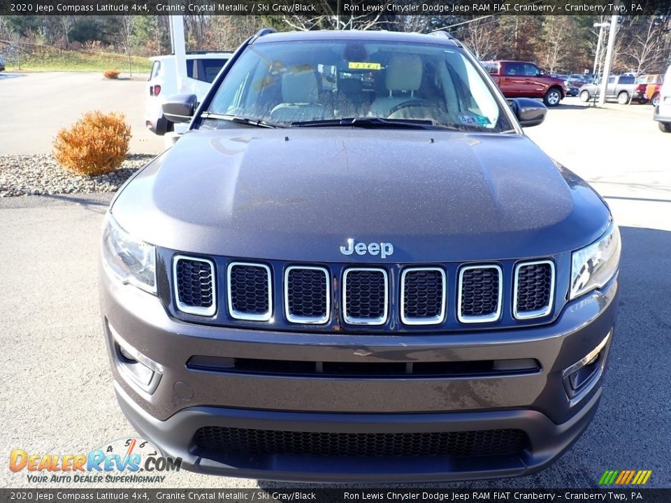 2020 Jeep Compass Latitude 4x4 Granite Crystal Metallic / Ski Gray/Black Photo #7