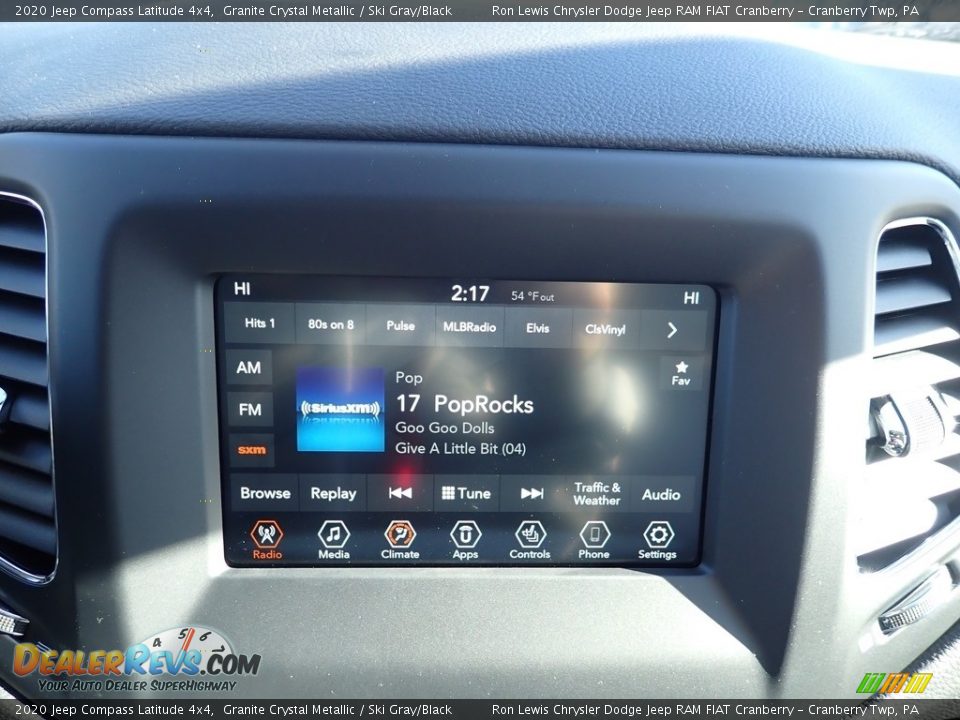 2020 Jeep Compass Latitude 4x4 Granite Crystal Metallic / Ski Gray/Black Photo #15