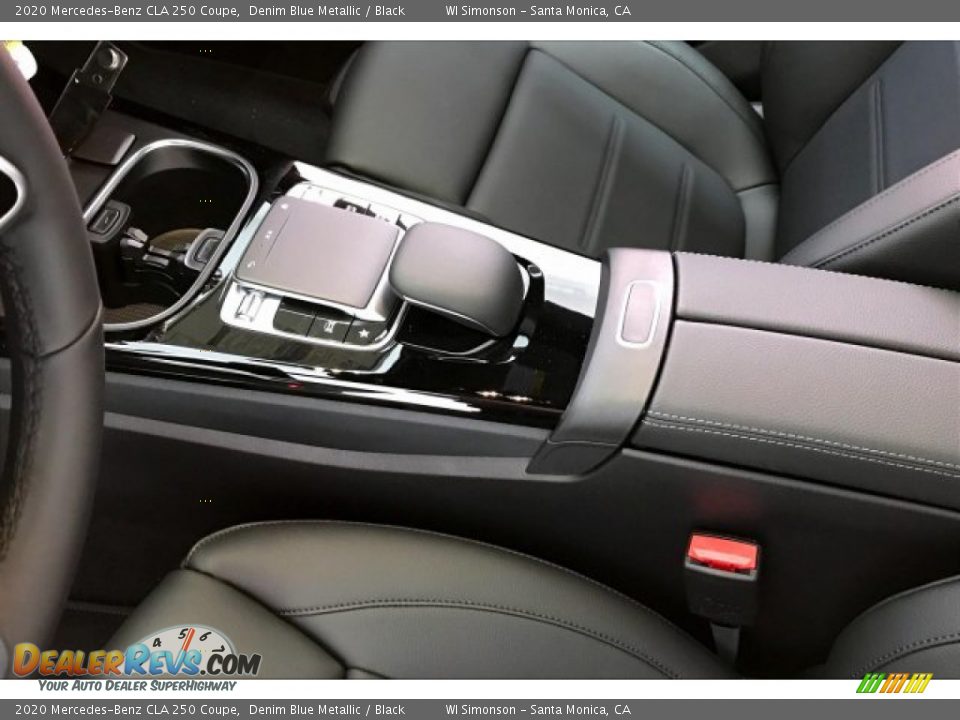 2020 Mercedes-Benz CLA 250 Coupe Denim Blue Metallic / Black Photo #7