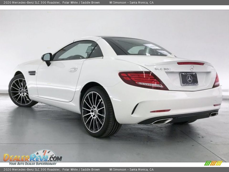 2020 Mercedes-Benz SLC 300 Roadster Polar White / Saddle Brown Photo #2