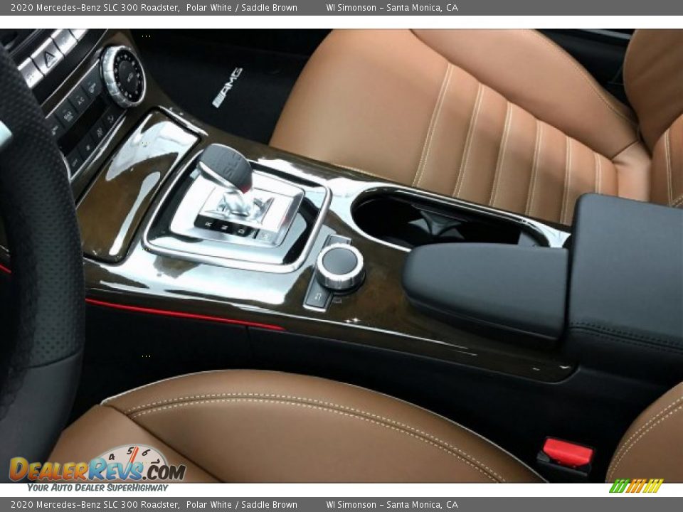 2020 Mercedes-Benz SLC 300 Roadster Polar White / Saddle Brown Photo #7