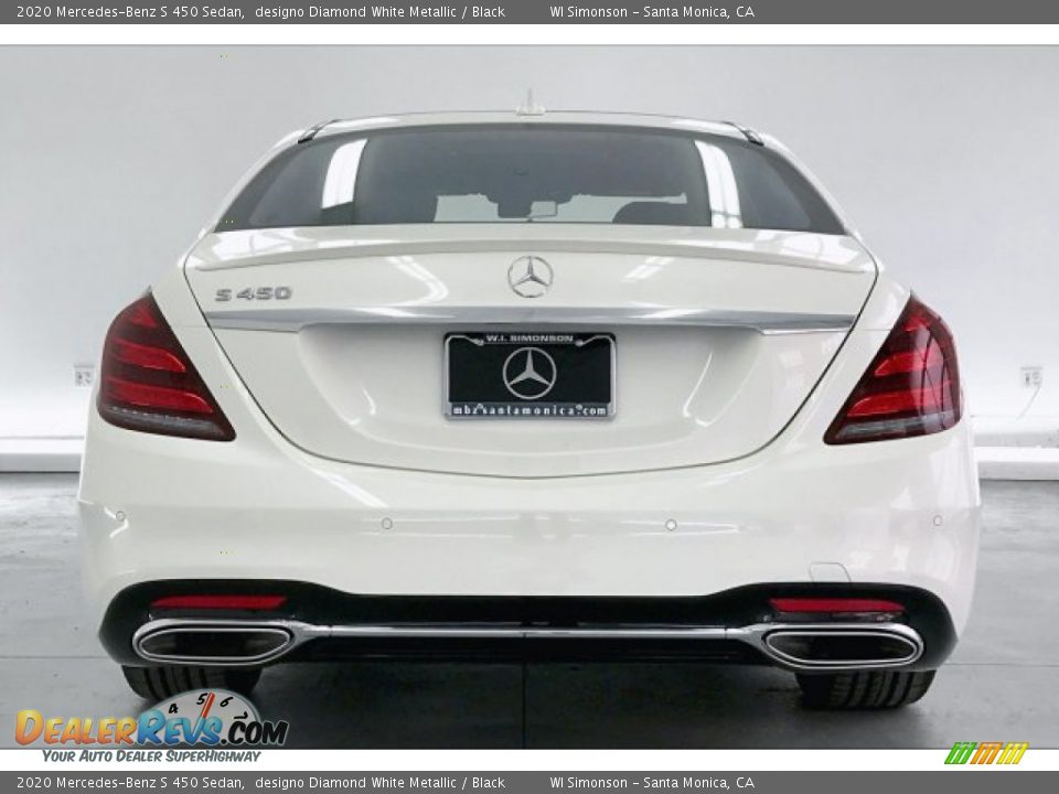 2020 Mercedes-Benz S 450 Sedan designo Diamond White Metallic / Black Photo #3