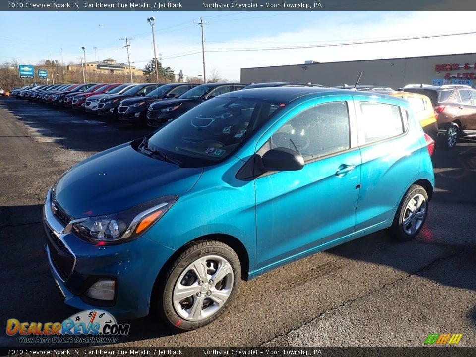 2020 Chevrolet Spark LS Caribbean Blue Metallic / Jet Black Photo #1