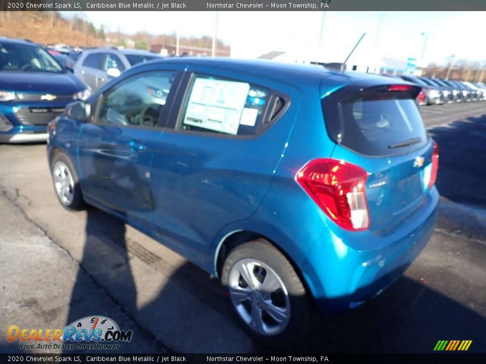 2020 Chevrolet Spark LS Caribbean Blue Metallic / Jet Black Photo #3
